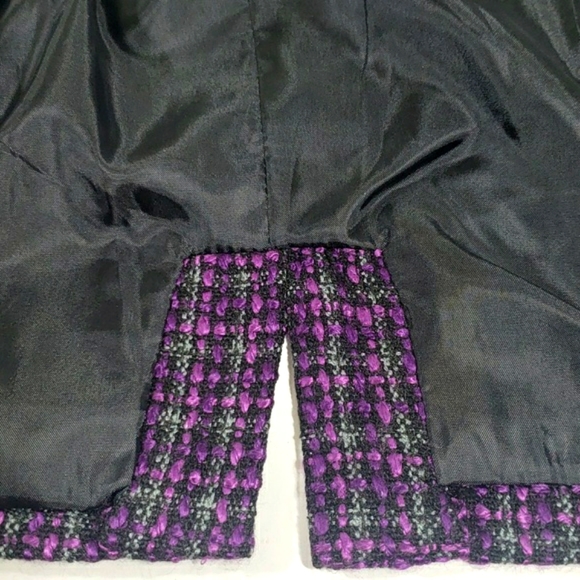 Notations Purple & black Lovely Women's Jacket Size XL. - Picture 16 of 16